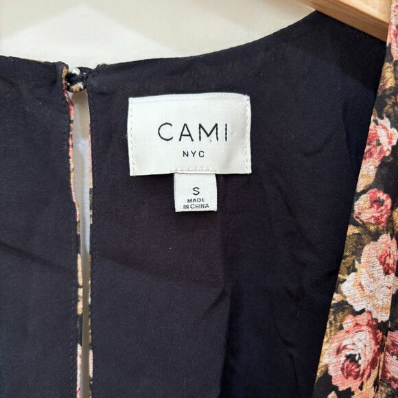 Cami NYC Hedy Ruffled Floral Silk Chiffon Midi Dress Size S Y2K Fairy Whimsigoth - Picture 6 of 16